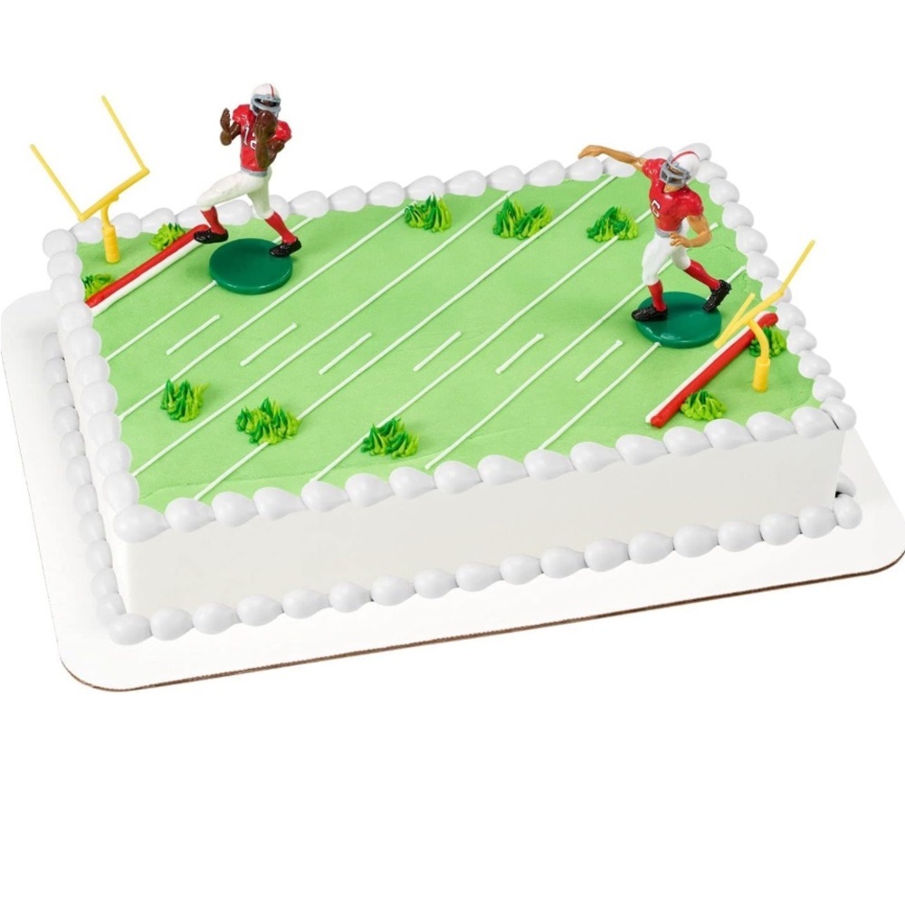 NEW Football Touchdown Cake Topper Set - Picture 3 of 3